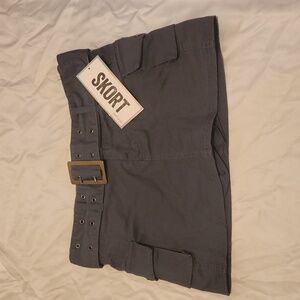 Refuge, Small, Gray Cargo Skort
